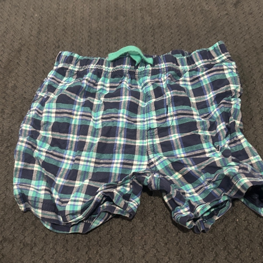 🟢10/$10 - Plaid Blue and Green Shorts